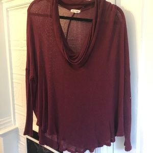 Silence & Noise Cowl Neck Sweater